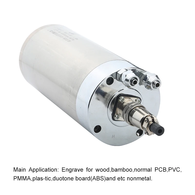 HQD CNC Milling Machine Spindle Motor 1500w 1.5kw 220v 380v High Speed 24000rpm 400hz 80 Water-cooled Spindle With ER11 Chuck