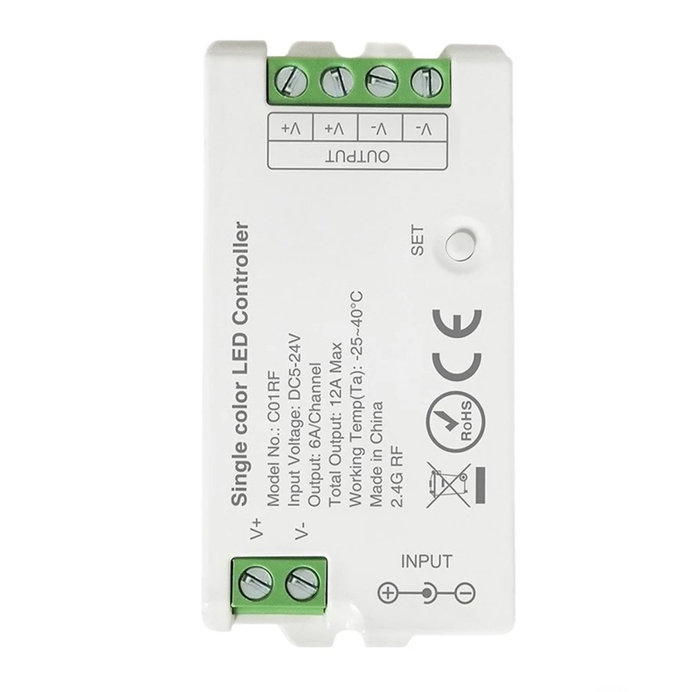 LED Strip Controller RF Remote Support RGB RGBW COB 5050 3528 DC5V 12V 24V For Multi For Zone For For Tuya For Gateway For Smart
