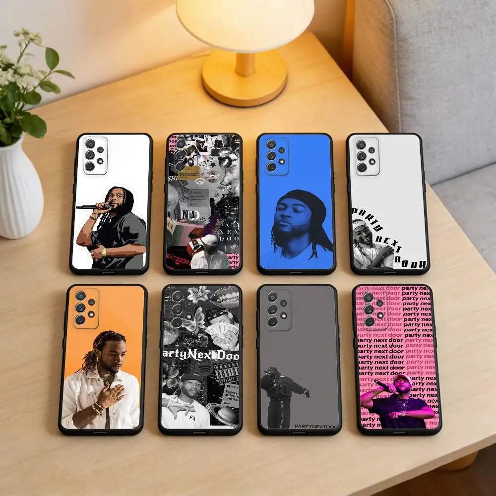 

P-Partynextdoor Rapper Phone Case For Samsung Galaxy A73,A72,A71,A70,A53,A52,A51,Soft Silicone Black Cover