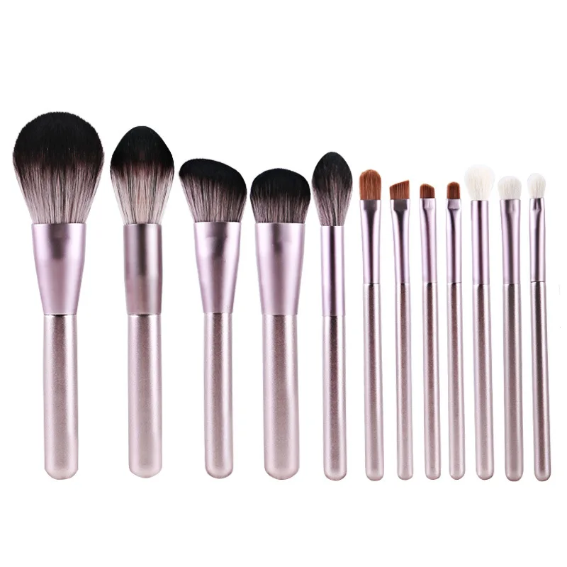 Make-Up Borstels Set Met Houten Handvat Professionele Oogschaduw Foundation Blush Poeder Eyeliner Wimper Make-Up Borstel