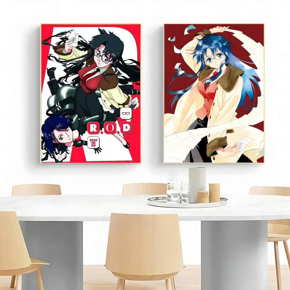 Exciting Spy Fantasy Animation R-Read or Die Poster Wall Art Print Decorative Mural Home Decor Gift Unframed