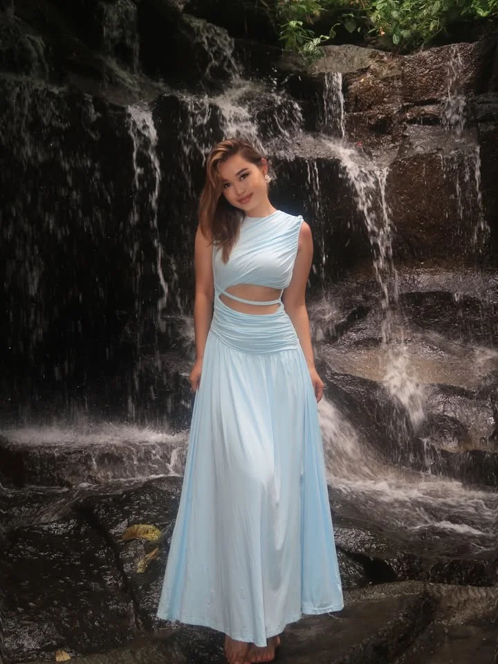 

Aenyrst Customized Sexy Simply Draped Formal Occasion Prom Gowns Dresses For Girls Ankle-Length Evangelical Women's Dresses