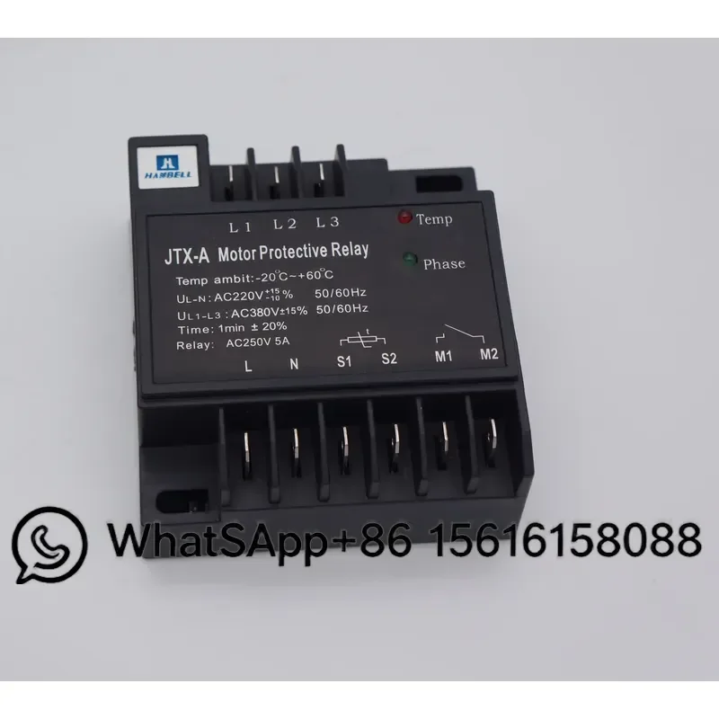 JTX A Compressor Motor Protector Controller Module Overload Relay Thermal Switch Replacement Part for Refrigerator Air