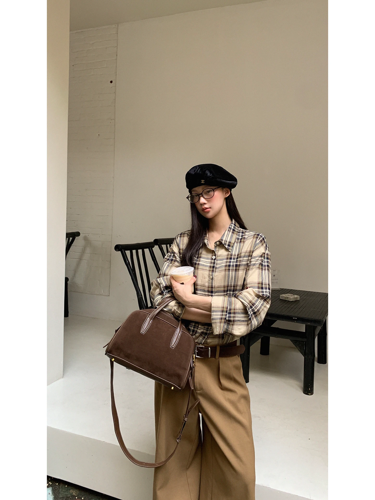 

Женская клетчатая одежда Red Dot Store Long Sve, внутренняя одежда, осень-зима, элитный легкий хлопок, для поездок на работу, стандартный крой