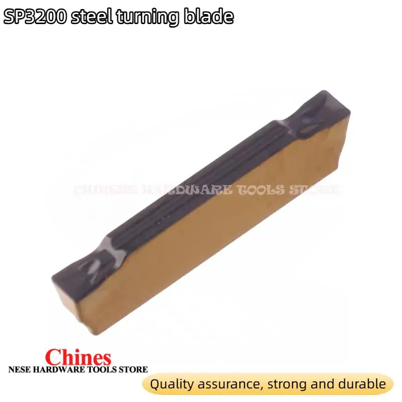 Insert de rainurage bicolore MGMN200-T SP3200 : haute résistance à l'usure et élimination des copeaux lisses, conçu pour les applications de tournage en acier