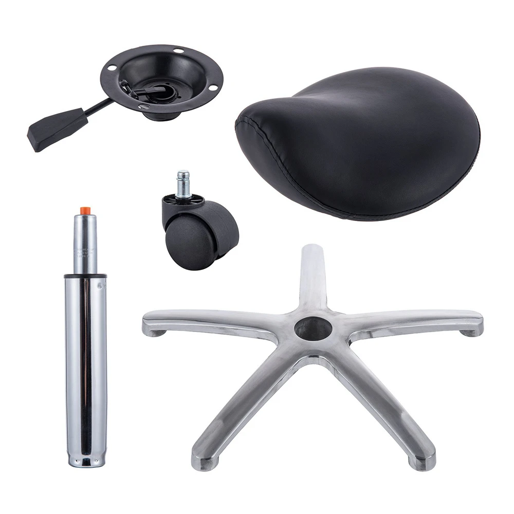 Ergonomic Saddle Esthetician Swivel Salon Cutting And Ergonomic Medical Doctors Rolling Dental Saddle Stool