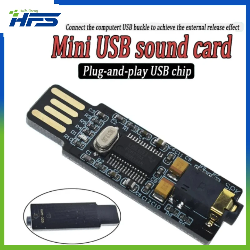 

Mini PCM2704 USB Audio Sound Card DAC Decoder Board Free Drive for PC laptop