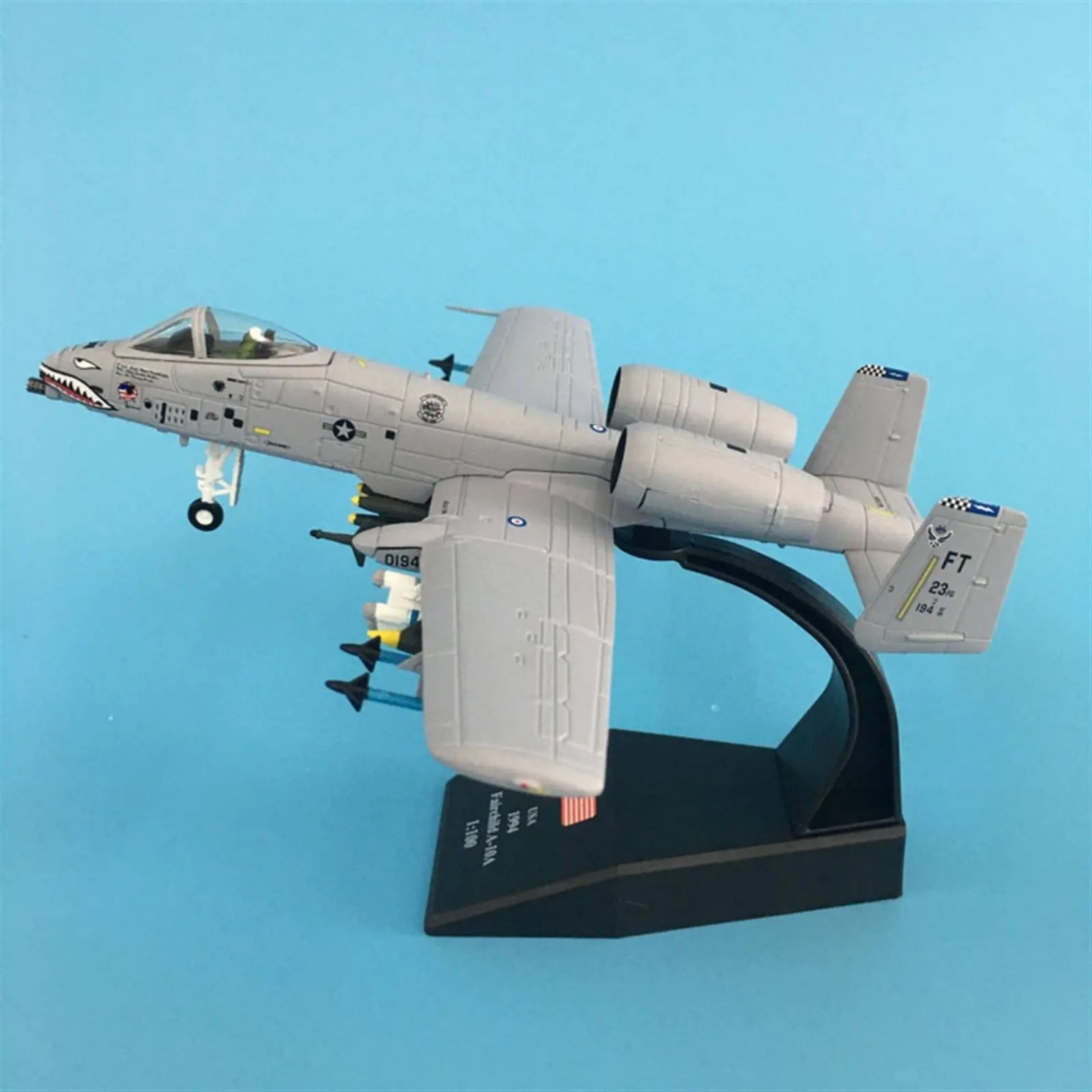 

Thunderbolt II Electric Bolt II Model Flying Tigers Edition Thunderbolt II Close Air Support Jet Model Die-Cast