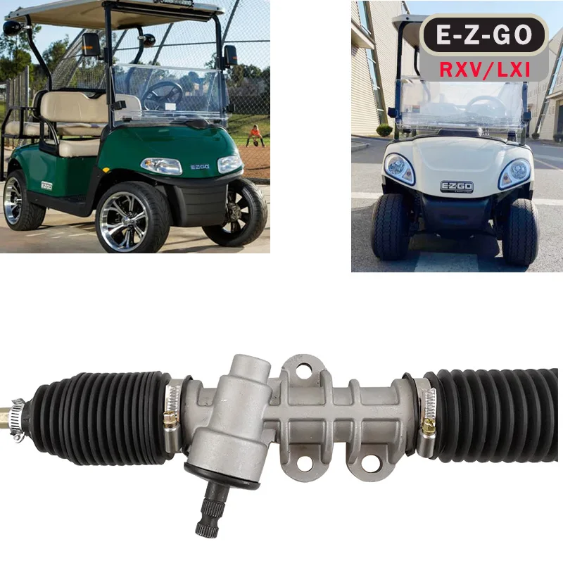 EZGO RXV Steering Box Assembly Fits RXV Golf Carts 2008 and Up - Gas and Electric Models Replace OEM# 601500/618329
