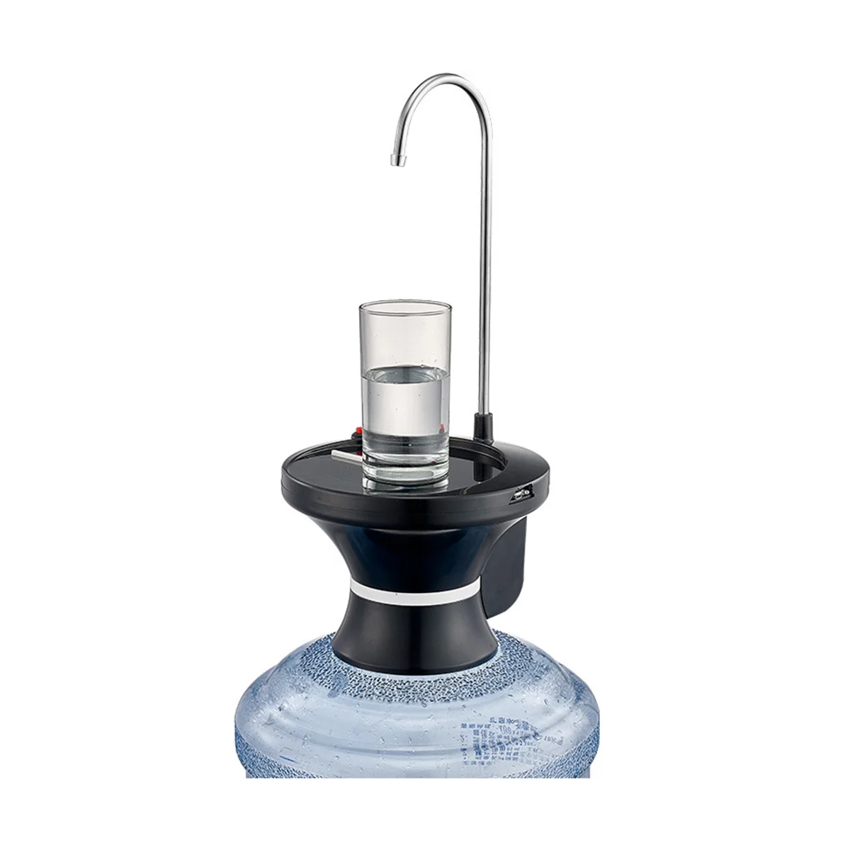 Bomba dispensadora de agua potable, dispensador eléctrico automático de agua potable, recargable por USB con 2 interruptores de Control