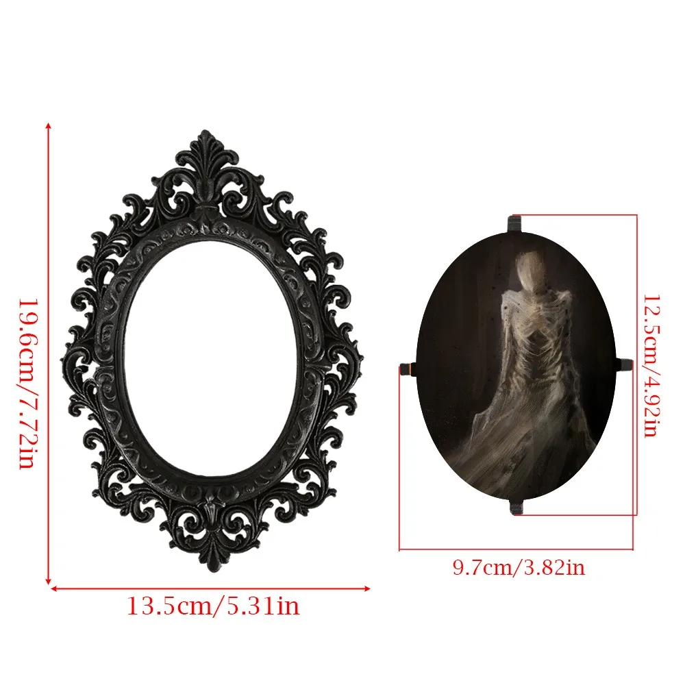 Plastic Dark Academia Wall Art Frame, Gothic Macabre Surreal Art Print Photo Frame for Gothic Home Room Decor