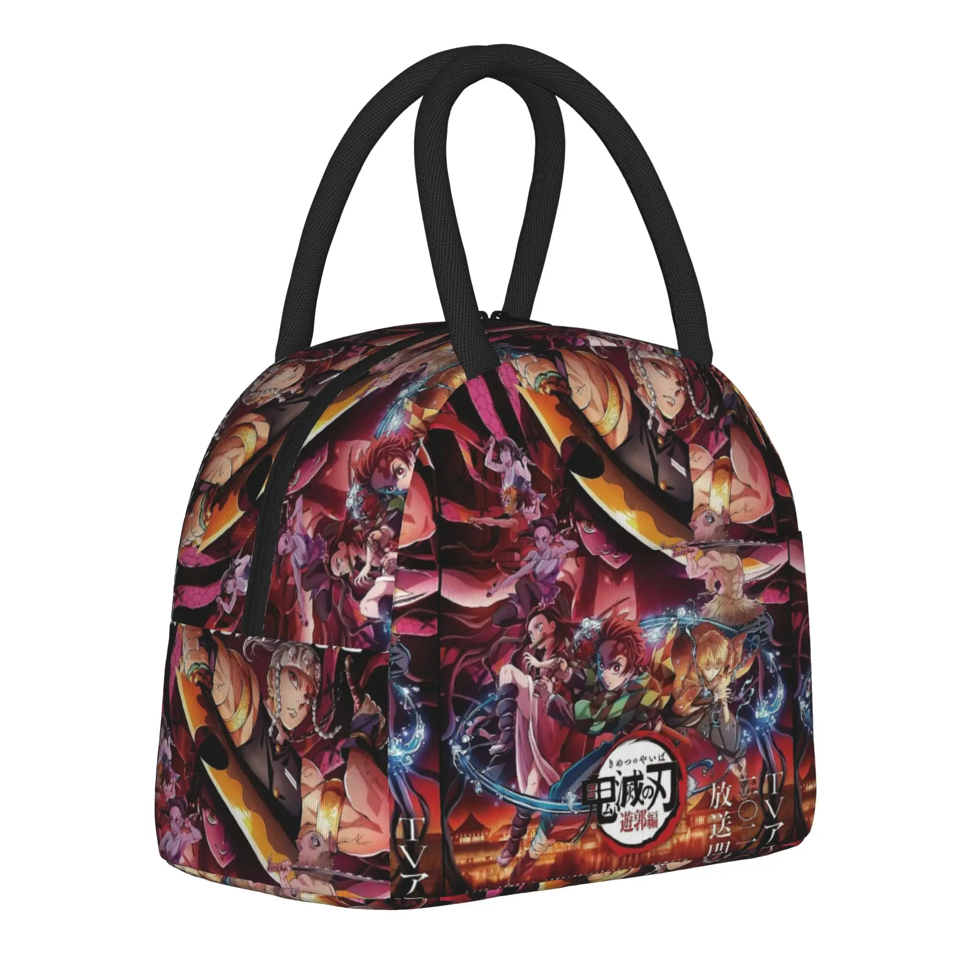 

Demon Slayer The Knight Insulated Lunch Bag Leakproof Reusable Thermal Bag Tote Lunch Box Beach Outdoor Men Women
