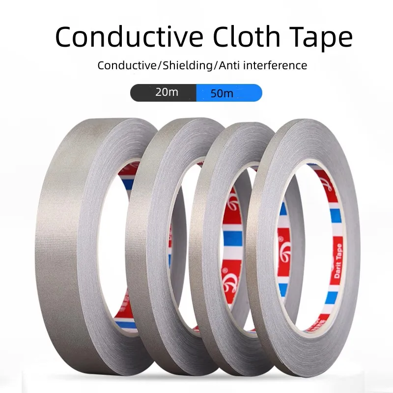 Conductive Tape Shielding Tape Double-Sided Conductive EMI Anti-Interference Electromagnetic Wave 20M/50M