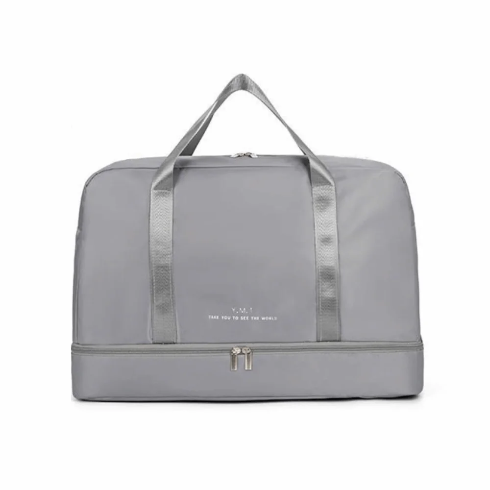 

Expandable Weekender Overnight Bag Dry Wet Separation Shoes Compartment Travel Duffel Bag Durable Bottom Shose Case
