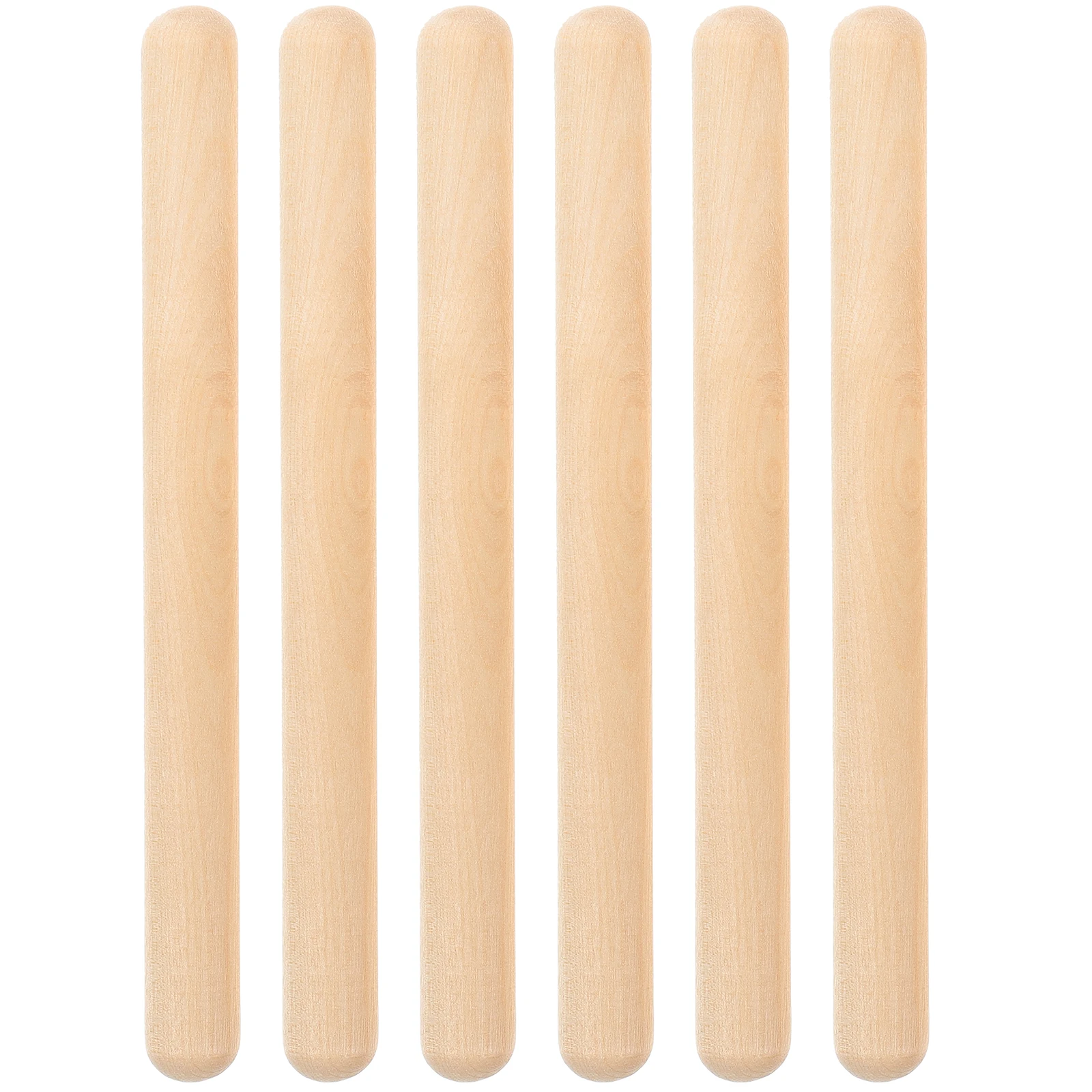 6 قطع من عصا إيقاع القيقب على شكل ضفدع للأطفال الصغار آلات موسيقية للأطفال عصي لومي #3