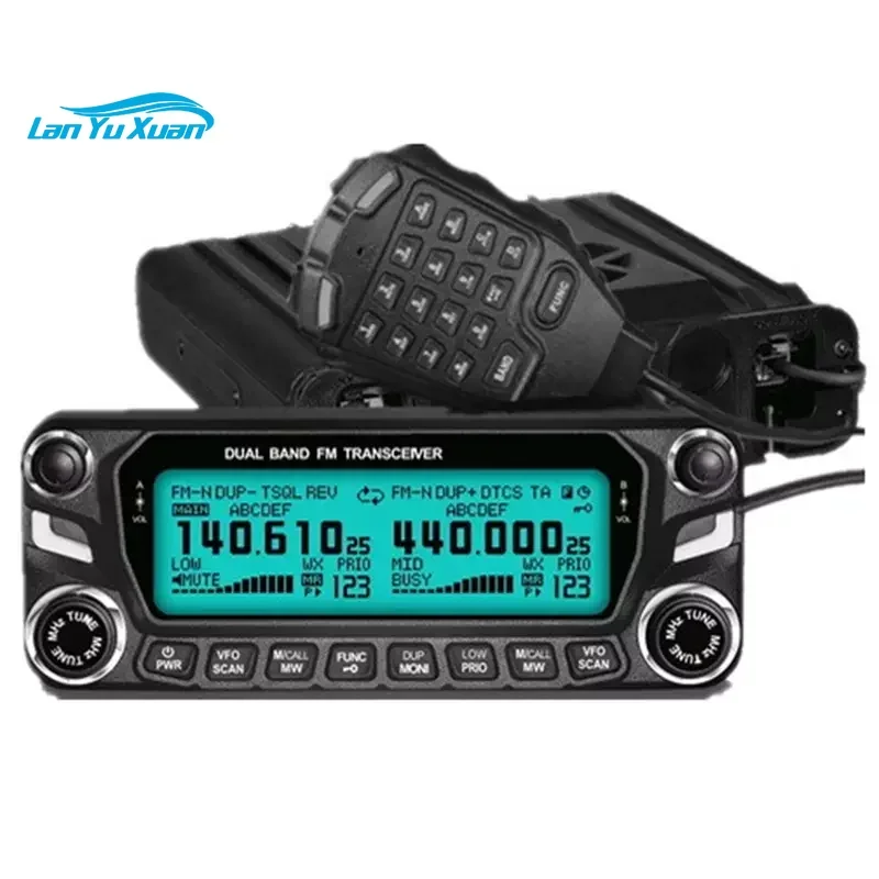 

Long Range VHF UHF Mulit Band Ham Mobile Radio Transceiver With Large Dot Matrix LCD Display