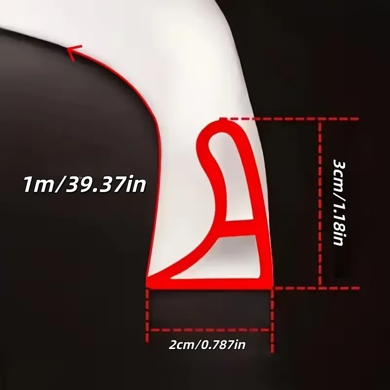 1PC 1m Collapsible Shower Water Dam Self Adhesive Silicone Shower Threshold Dry Wet Separation Flexible Water Dam Guard Laundr