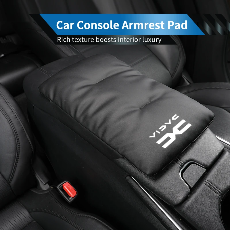 Car Sticker s Velvet Armrest Pad Console Protector Cover Elbow Rest Mat AccessoriesFor Dacia Duster Logan Sandero Lodgy Dokker view 3