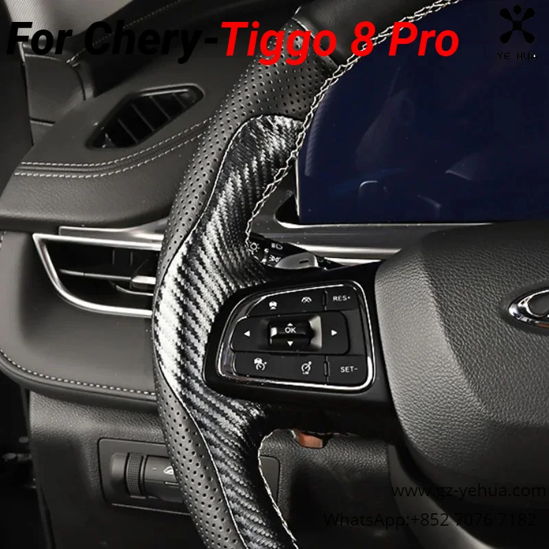 For Chery Tiggo7 Tiggo 8 Pro 2021 2022 2023 Car Accessories Interior Parts Braiding Cover for Steering Wheel Covers Automobiles