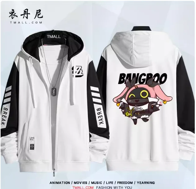 อะนิเมะ Zenless Zone Zero Bangboo Hooded Hoodie คอสเพลย์ฤดูใบไม้ร่วงฤดูหนาวผู้ชายผู้หญิงเสื้อหลวมเสื้อแจ็คเก็ต