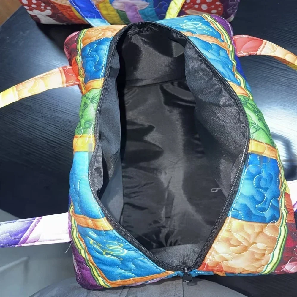 30 Stile Gesteppte Reisetasche mit Großer Kapazität, 3D-Stepp-Design, Kurzstrecken-Handtasche – Detail 3