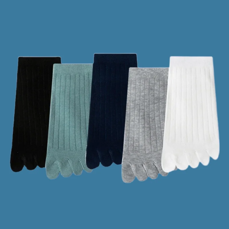 Chaussettes Courtes Fendue en Coton pour Homme, Absorbant la Sueur, Fines, de dehors, d'Été, 5/10, 2024 Paires