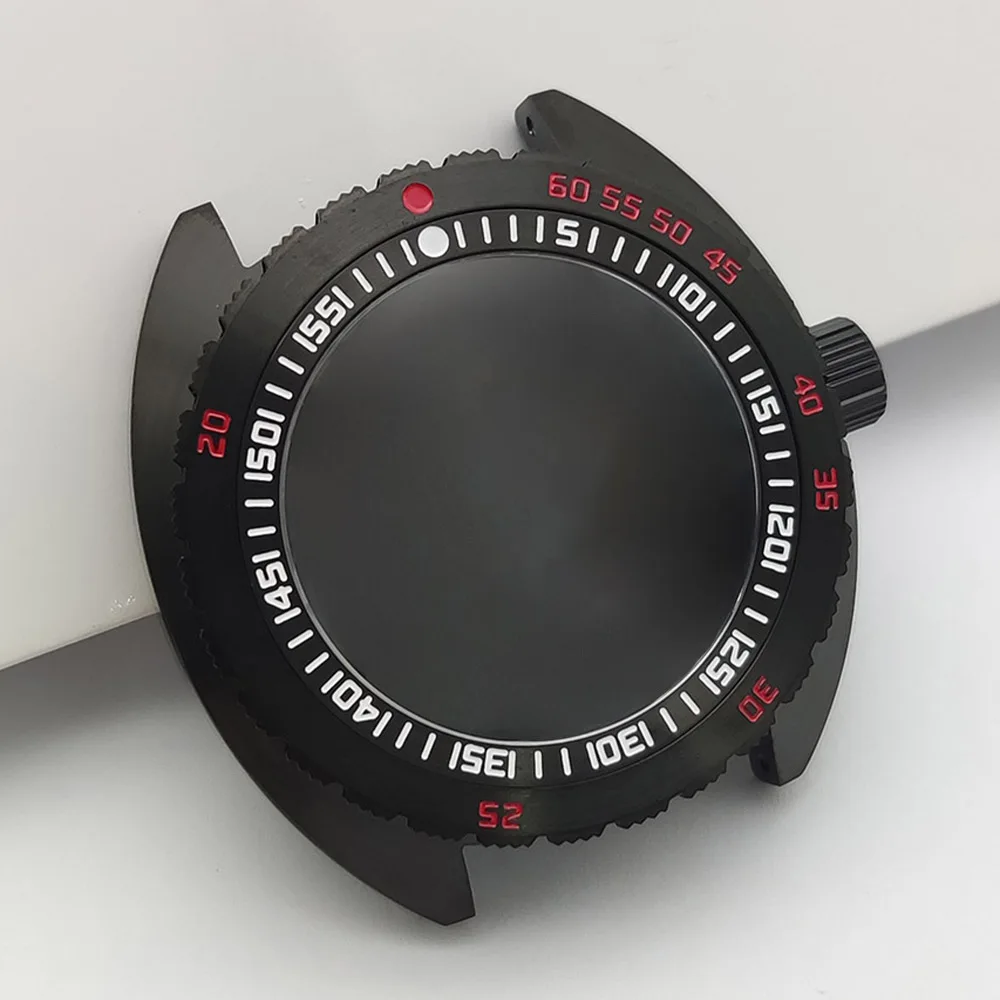 Six Colors for 28.5MM Dial NH35 Case 42MM Sapphire Crystal Case 5ATM Rotatable Bezel For NH35 NH36 4R36 Movement image 3
