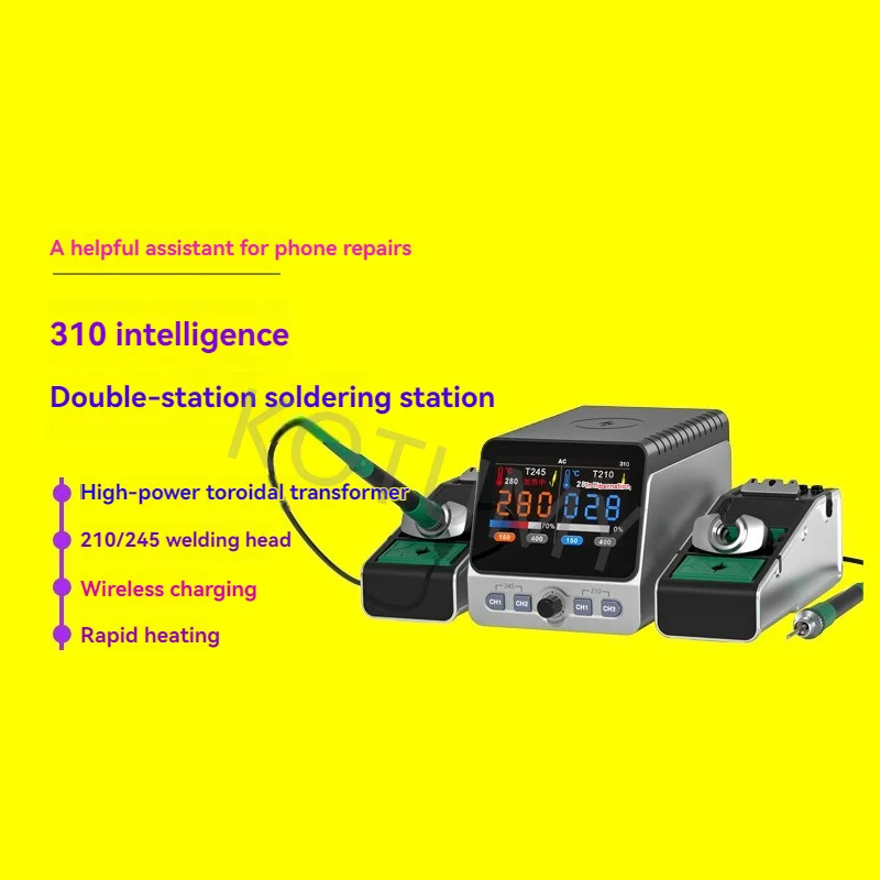 TBK310 Dual Station Soldering Station Compact Stable Base For Global Electronic Maintenance Tool Dealers Bulk Wholesale Supply