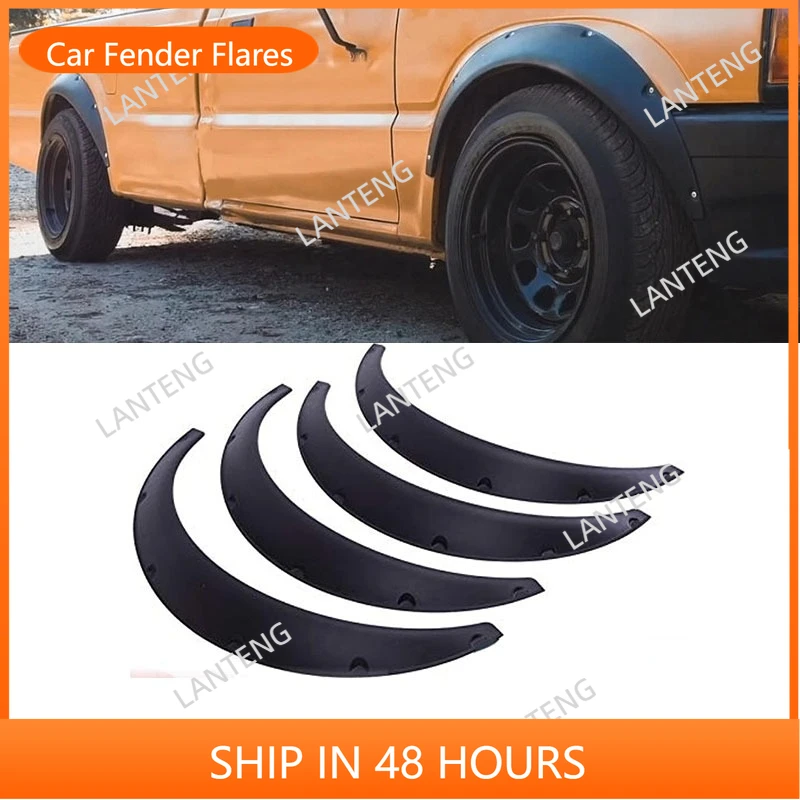 

Car Fender Flares Mudguard Wheel Cover Protect For M-AZDA B2000 B2200 Extra Wide Body Kit Flexible Wheel Arch Mudflaps Black