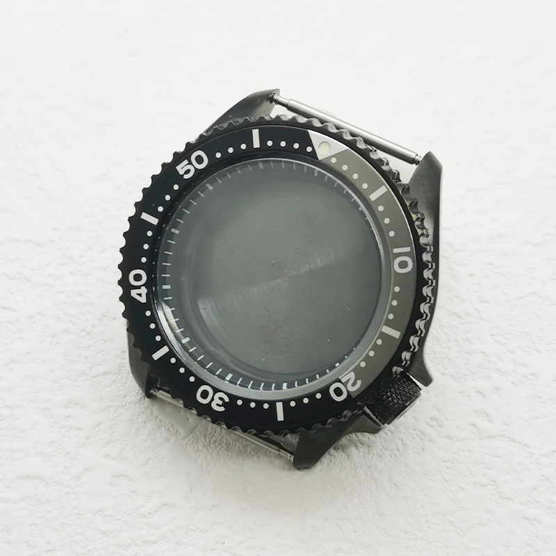 

42mm Black SKX007 Watch Case Sapphire Glass Fits NH35 NH36 4R 7S Movement 28.5mm Dial With Bezel Insert Men Watch Repair Parts