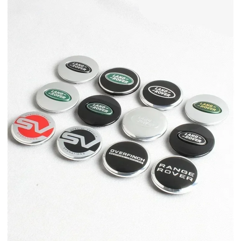 

40pcs Car Wheel Center Hub Cap Wheel Cover Sticker For Land Rover Range Rover Discovery Evpque Defender Freelander Decoration