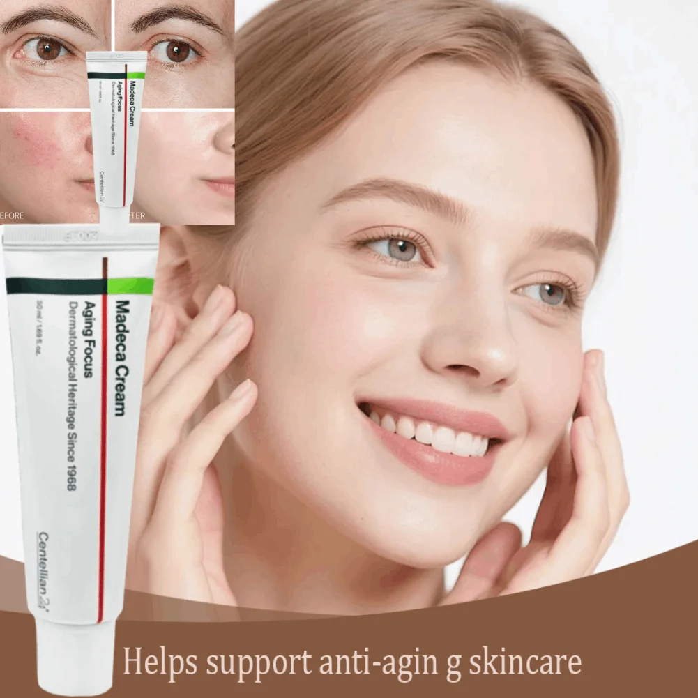 

Крем Madeca Aging Focus Centella: Антивозрастной, питательный, освежающий, увлажняющий и укрепляющий крем для лица