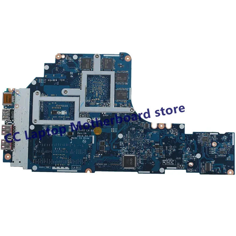 I5/I7-4세대 CPU GTX860M/GTX960M을 탑재한 레노버 Y50-70 노트북 마더보드용 LA-B111P 메인보드 100% 완전히 테스트되었으며 잘 작동함