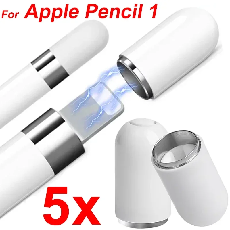 Magnetic Replacement Cap For Apple Pencil Tip Charging Adapter Stylus Protector For Apple Pencil 1st Generation iPad Accessories