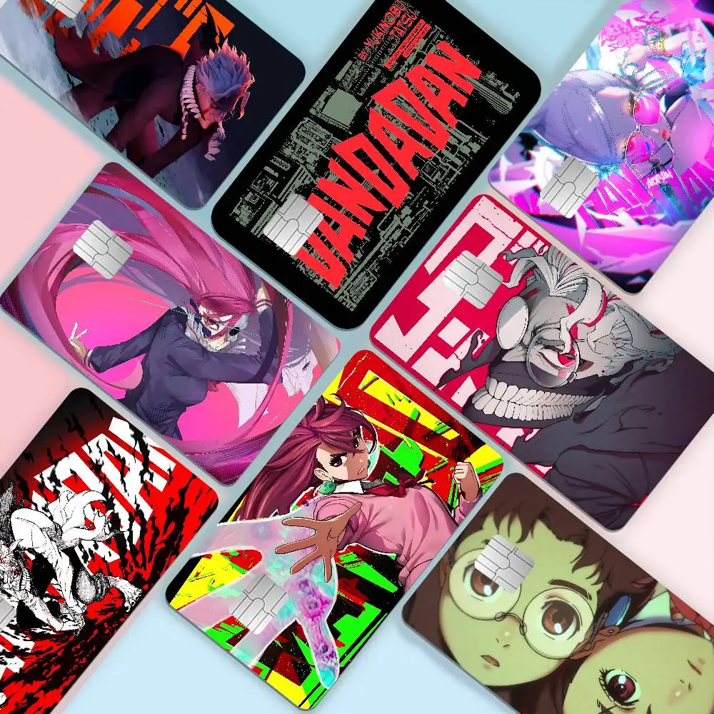 Adventure Anime Dandadan Anmie Sticker Film Skin Cover For Credit Card Debit Bank Card Front