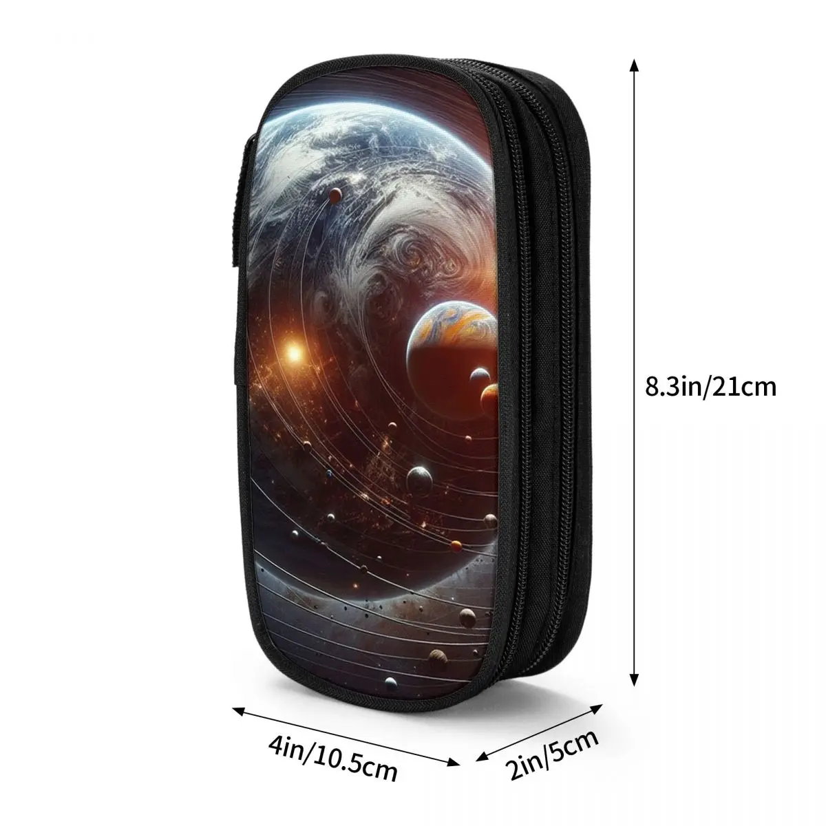 Solar System Pencil Case for Students School Pen Box Pencil Bag Stationery Supplies Pen Holder Bag