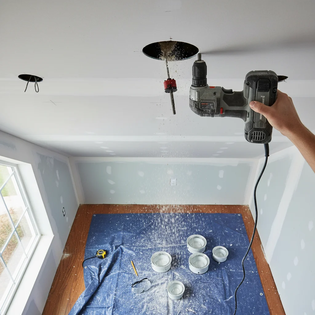 

Versatile Quick-Release Hole Cutter For Metal Drywall Fast Installation Hole Opener Quick Release Connecting Rod
