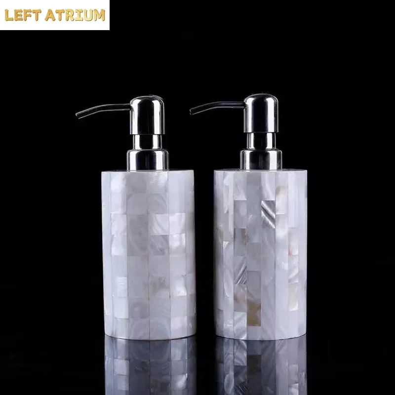 Natural Shell Hand Sanitizer Bottle Lotion Bottle Bathroom Supplies Soap Dispenser Soap Bottles Shampoo Shower Gel Bottles