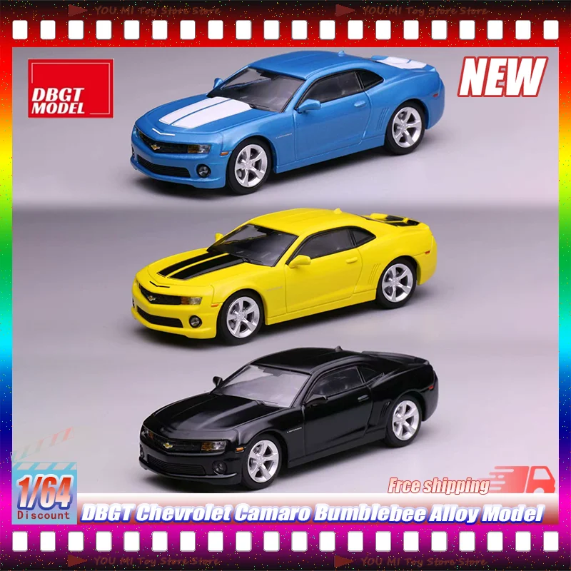 

1:64 Dbgt Chevrolet Camaro Bumblebee Simulation Alloy Diecast Car Models Collectible For Adult Collectors Home Display Toy Gifts