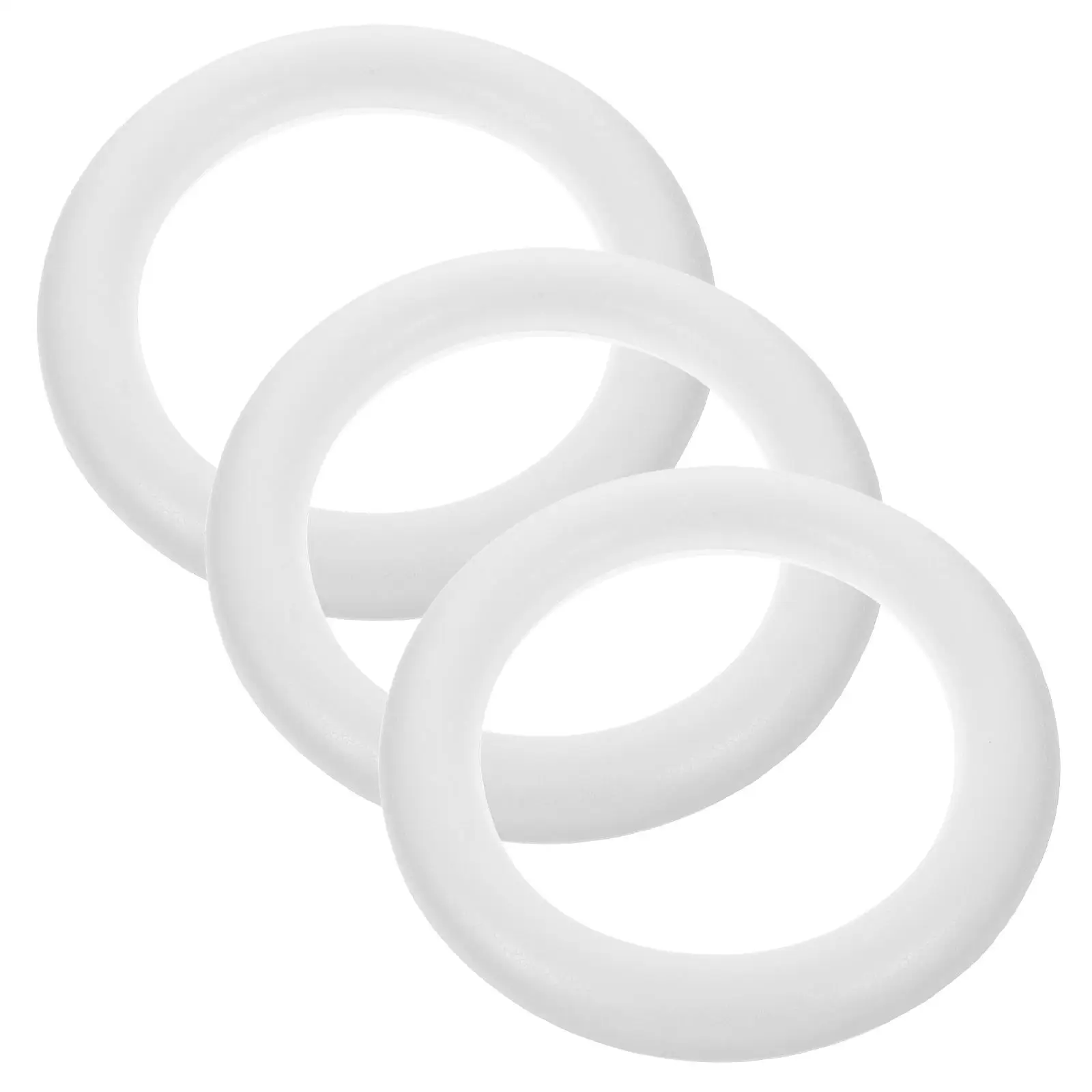 

3 PCS Solid Ring Rings for Girls DIY Circular Model Art Painting Supplies Flowers