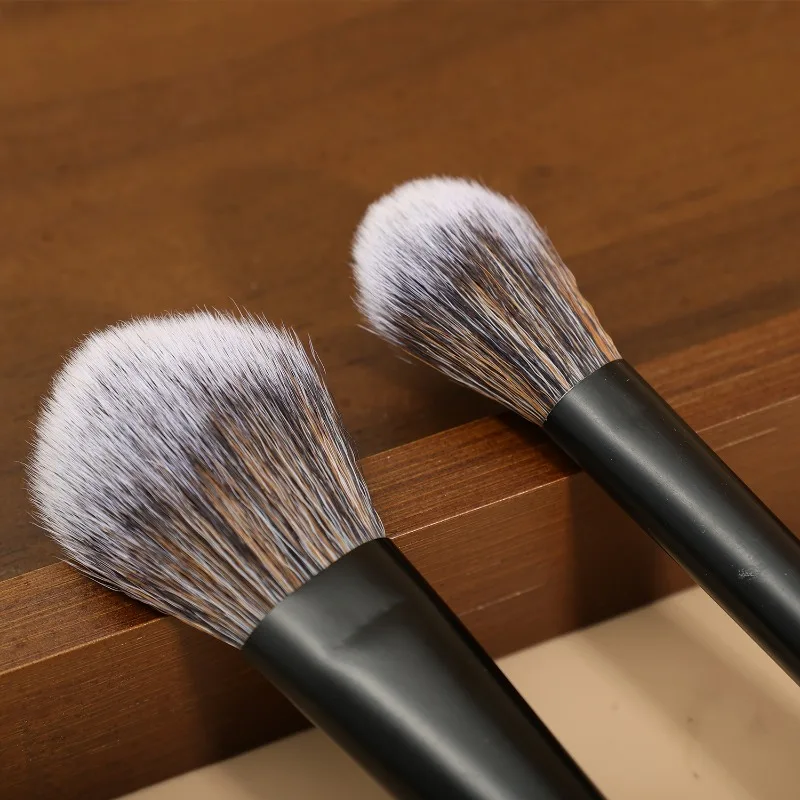 Foundation Gesicht Pinsel Künstliche Faser Doppelseitige Puder Rouge Professionelle Kontur Blending Kosmetische Make-Up-Tools