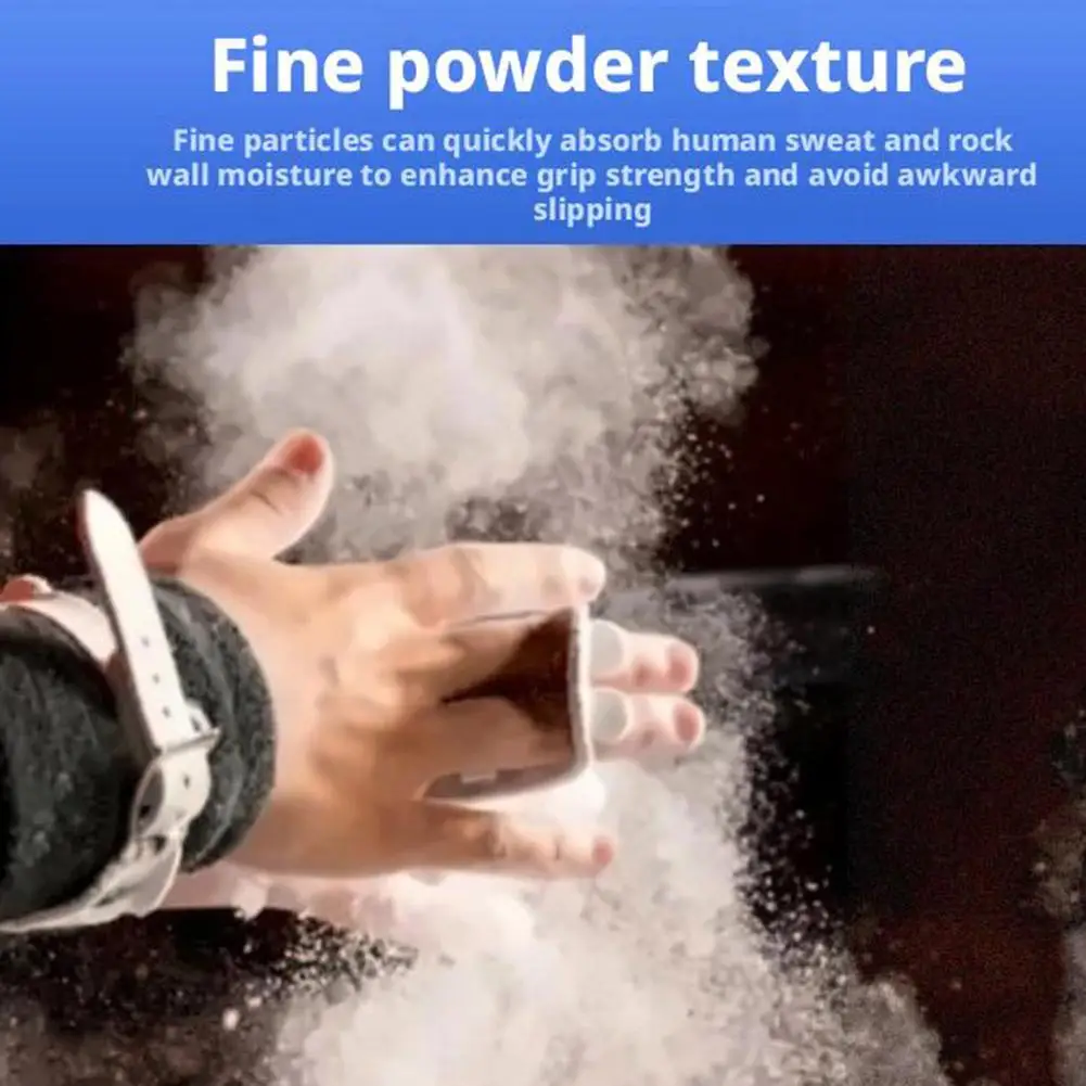 الرياضة الطباشير كرة المغنيسيوم اللياقة البدنية الصالة الرياضية رفع الأثقال الحديد التدريب تسلق الصخور المدرب المضادة للانزلاق كيس مسحوق المغنيسيوم الجاف