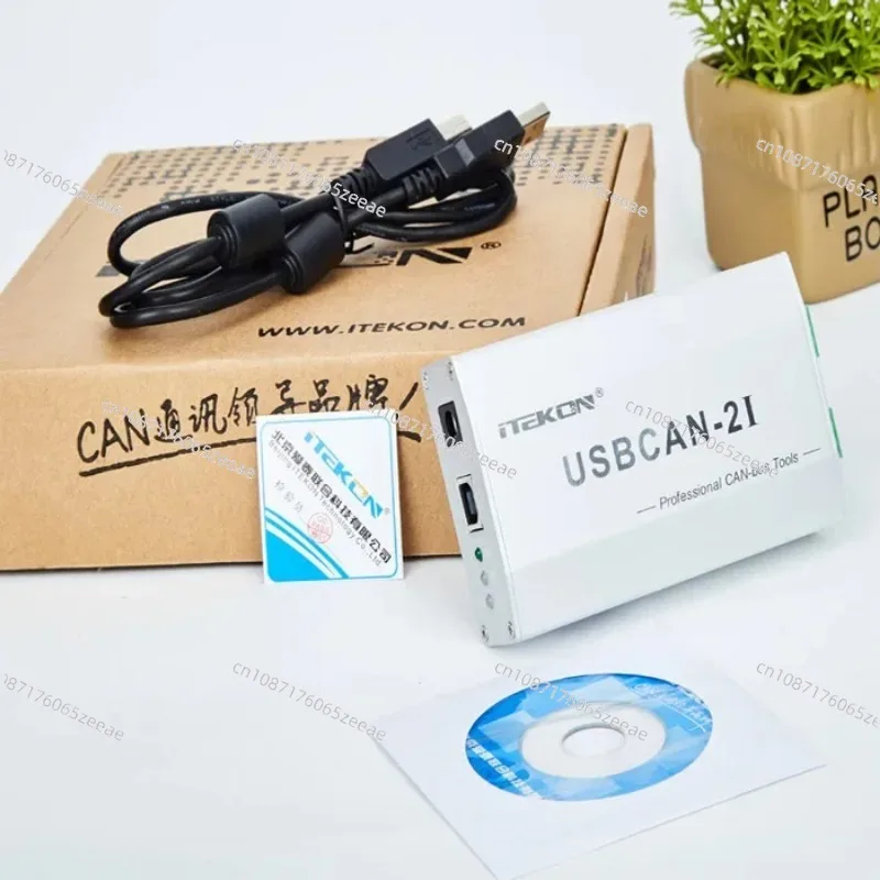 USBCAN Analyzer Usbcan-2I Dual Channel with Isolation Compatible Zhou Li Gong CAN Card CAN Box