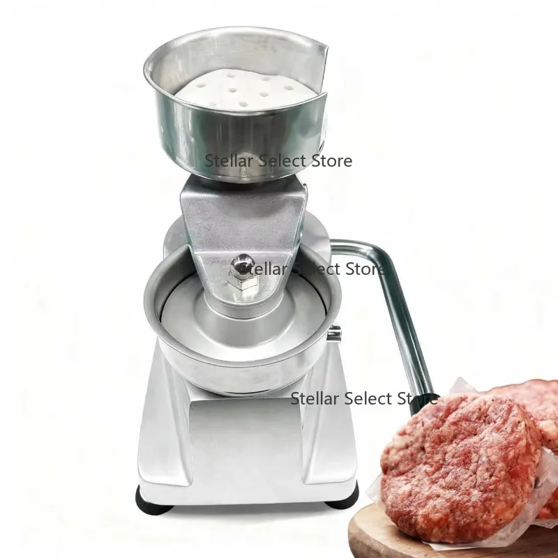 

Commercial Hamburger Patty Maker 130mm Manual Burger Press Machine