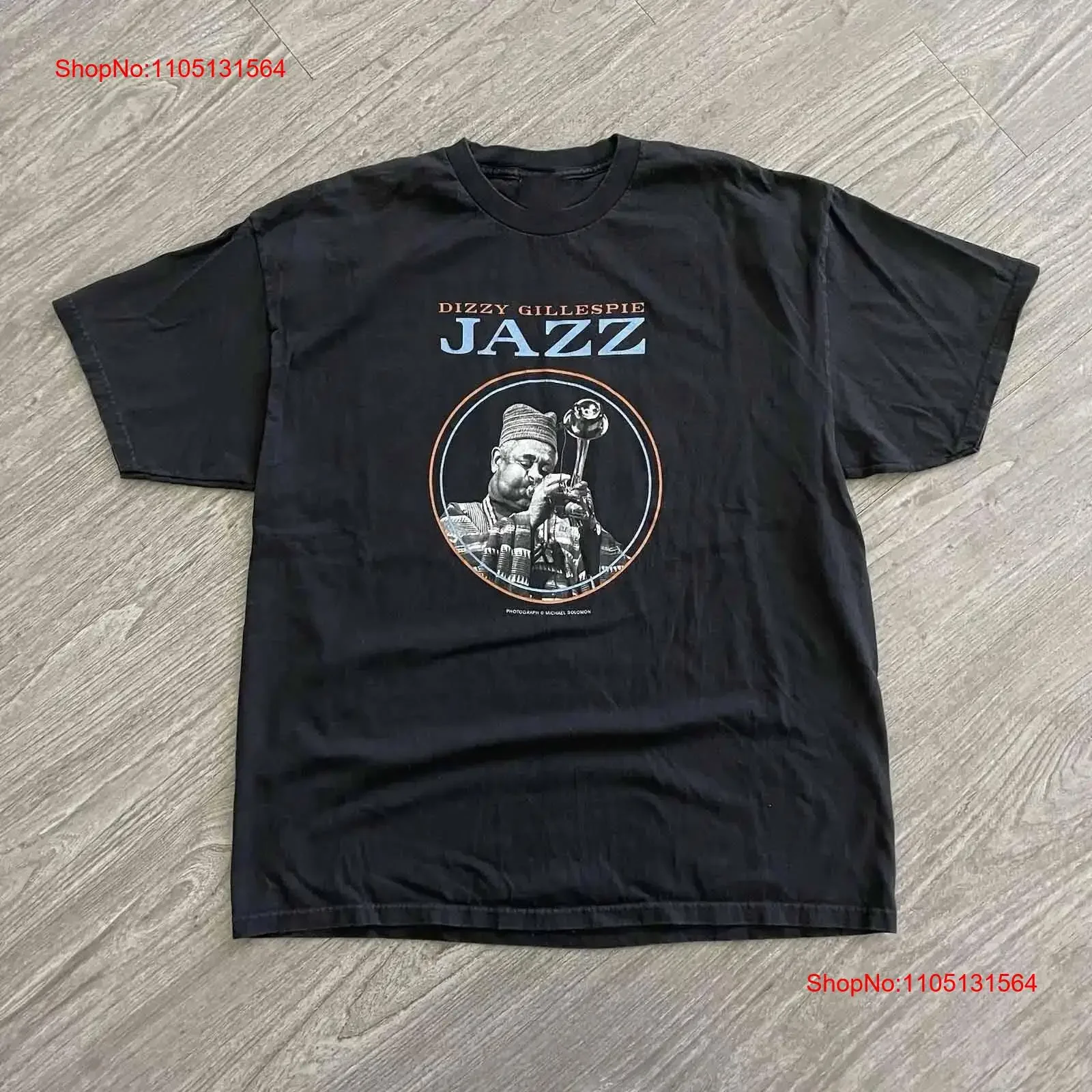 Dizzy Gillespie Jazz Memory T Shirt Classic Black S 4XL 1P0074 vintage Washed Stylish fashion Breathable streetwear