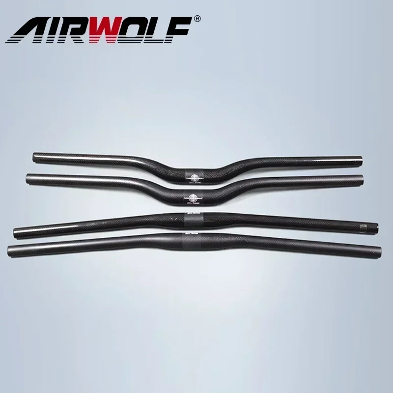 Airwolf Carbon Road Handlebar 31.8mm Bicycle Winding Handlebars 3K Carbon Fiber Cycling Handlebars Road Bike Drop Handle Bar