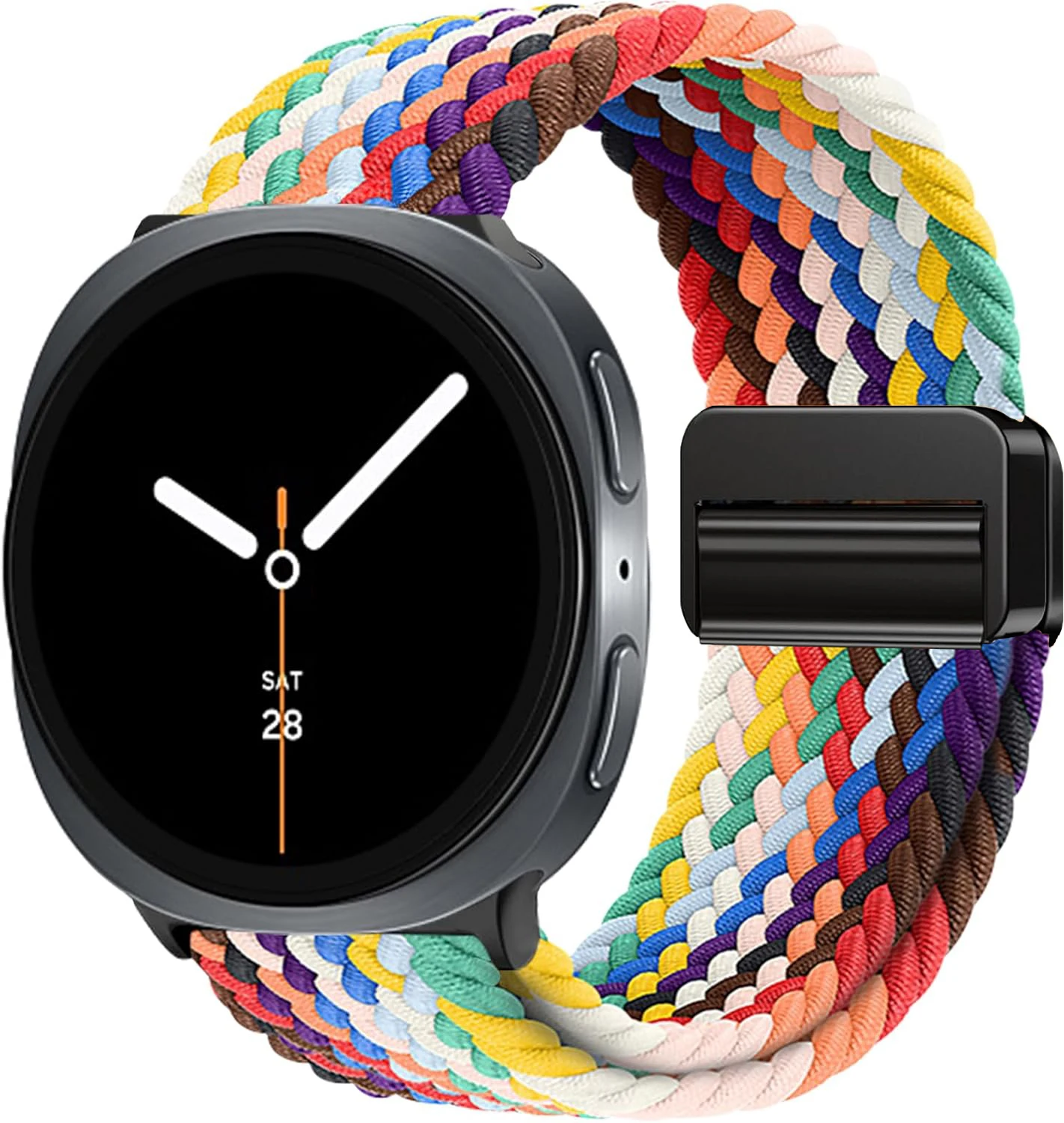 Geflochtenes Solo-Loop-Armband für Samsung Galaxy Watch 8 40/44mm Zubehör Nylon-Armband Correa Galaxy Watch 8 Classic Band 46mm – Detail 19