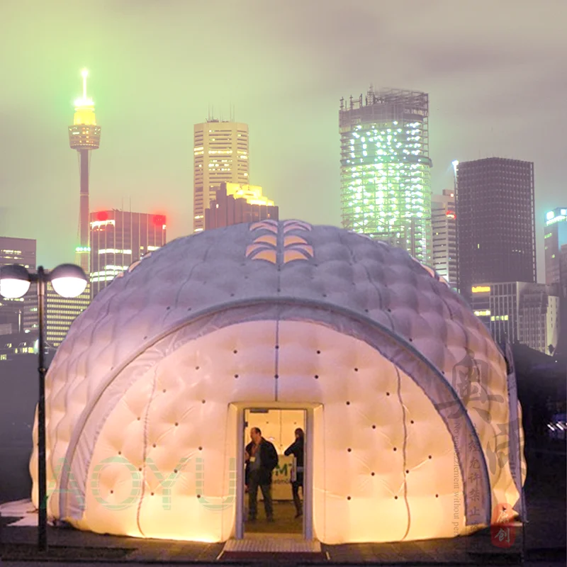 Outdoor Festivals Dome Winter Tent Inflatable Igloo Yurt Portable House