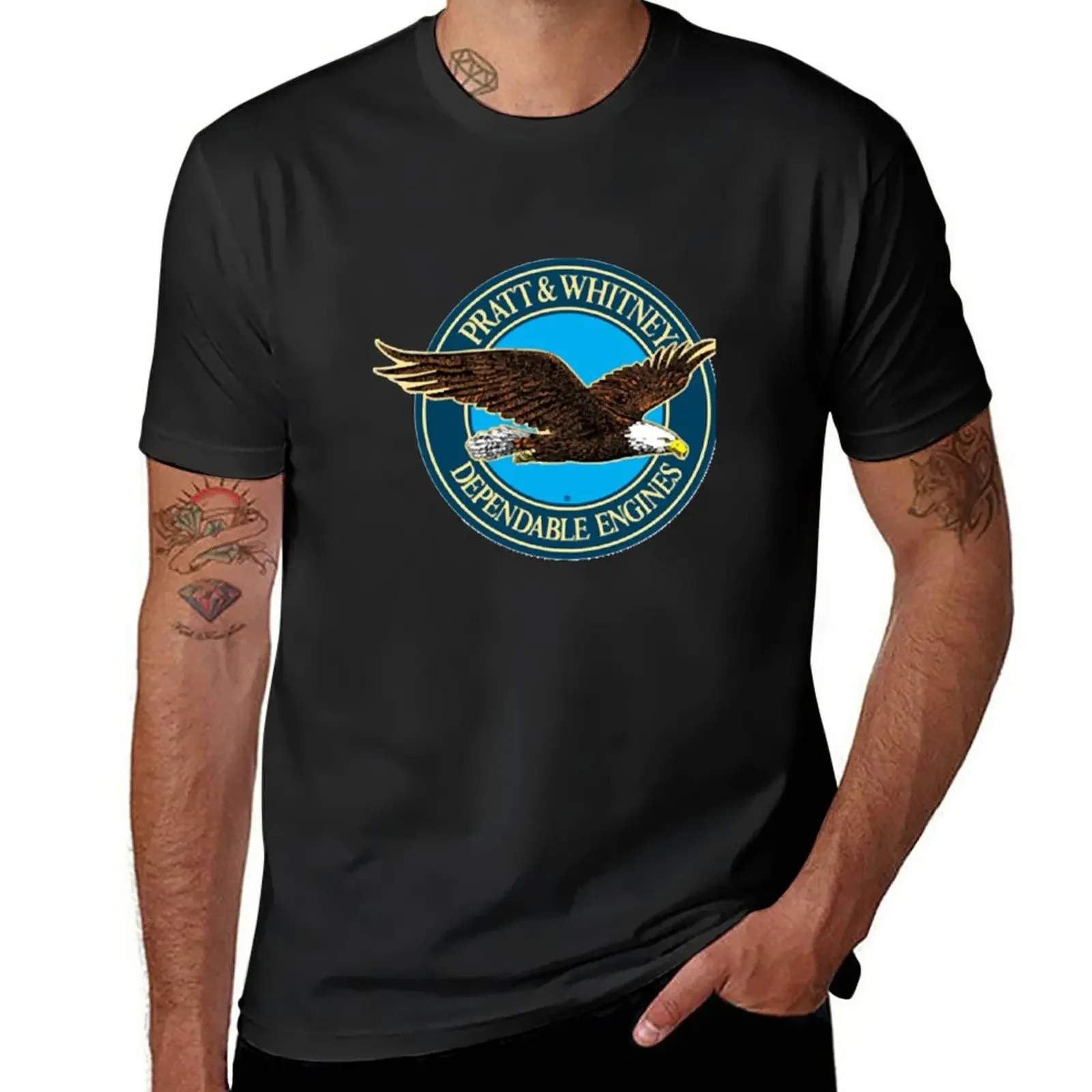 New Pratt & Whitney Logo Dependable Engines T-Shirt Blouse for a boy tops graphic tee shirt men clothes