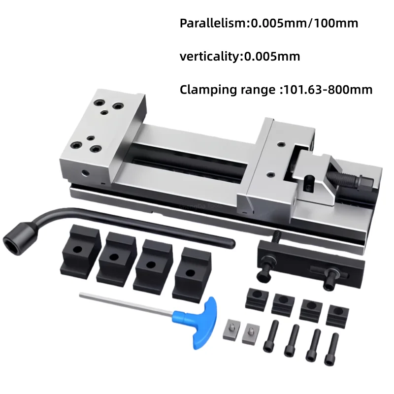 GT125 modular vice, alloy steel modular milling machine vice numerical control machine tool precision tool vice